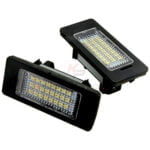 Upgrade your BMW license plate lights with these bright 24-SMD LEDs powered by Epistar Chip known for reliable and long-lasting lighting performance