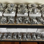 20mm thickness BMW wheel spacer kit with bolts that will fit most BMW E-Series models