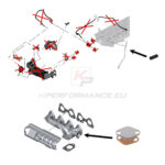 Complete BMW EGR Valve And Cooler Delete Kit designed for BMW N47 and N47S engines