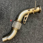 High-quality downpipe for BMW E60 E61 525d 525xd 530d 530xd with M57N2 (M57TU2) engine