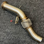 High-quality downpipe for BMW E60 E61 535d with M57N2 (M57TU2) engine