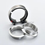 4 inch (101.6mm) 304 stainless steel V-Band clamp with flanges kit