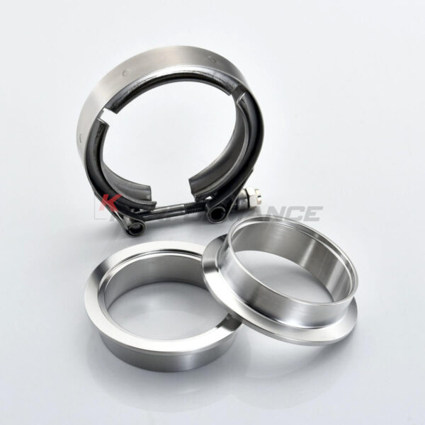 4 inch (101.6mm) 304 stainless steel V-Band clamp with flanges kit